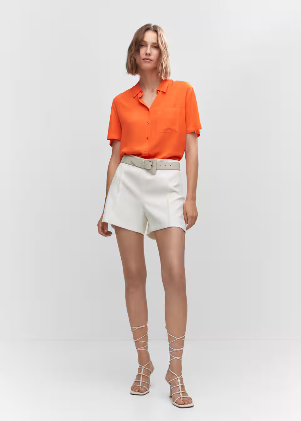 Oversized-Hemd mit Tasche | MANGO (DE)