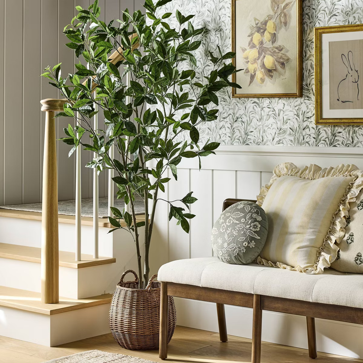 Bay Leaf Tree in Basket - Threshold™ designed with Studio McGee | Target