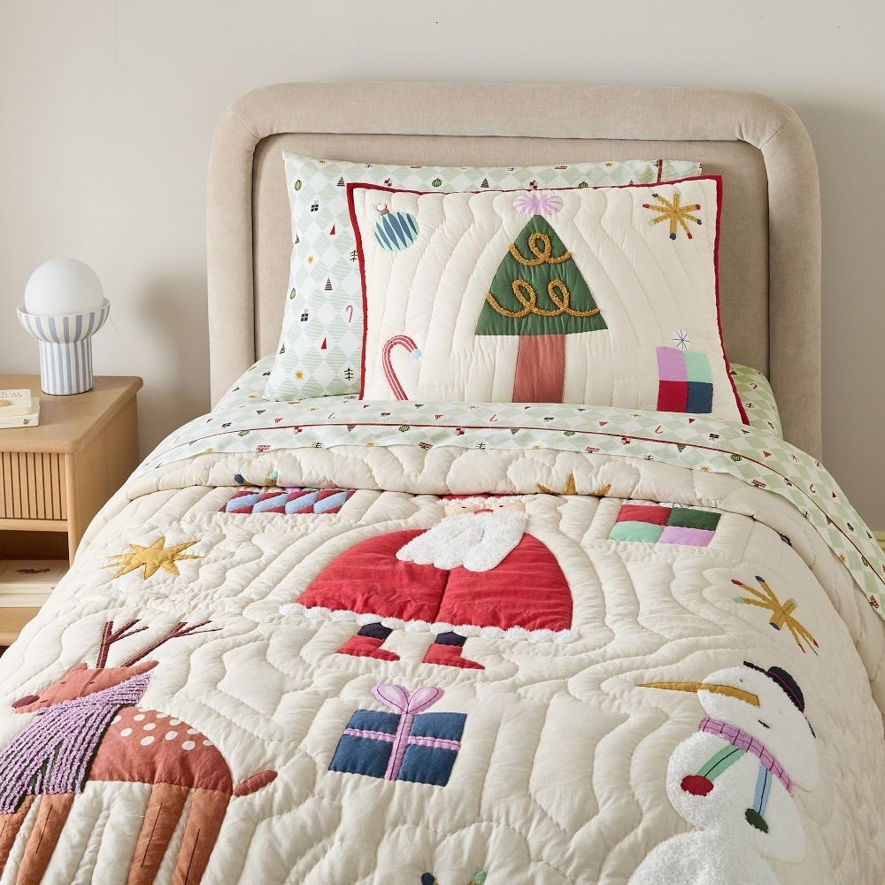 Santa & Friends Quilt & Shams

#LTKSeasonal #LTKHome #LTKKids