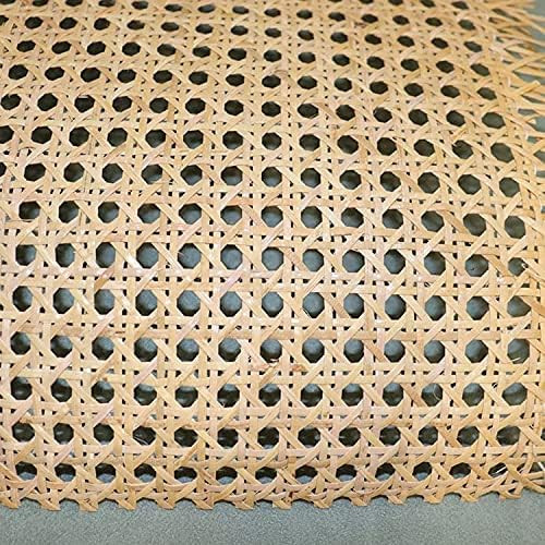 24" Width Rattan Webbing for Caning Projects Natural Pre - Woven Open Mesh Cane - Cane Webbing Sheet | Amazon (US)