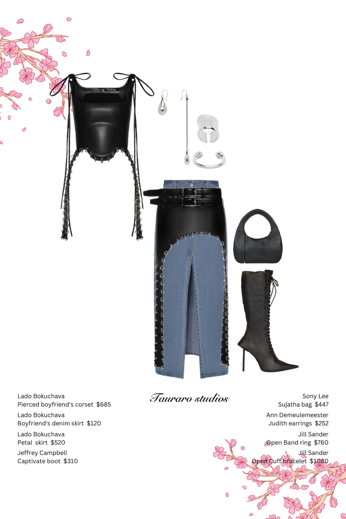 dinner outfits, created for my styling page (follow us @taurarostudios on insta) 
