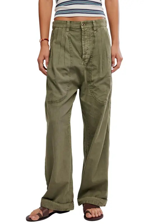 Free People Clover Drop Crotch Pants in Adventurer at Nordstrom, Size Medium | Nordstrom