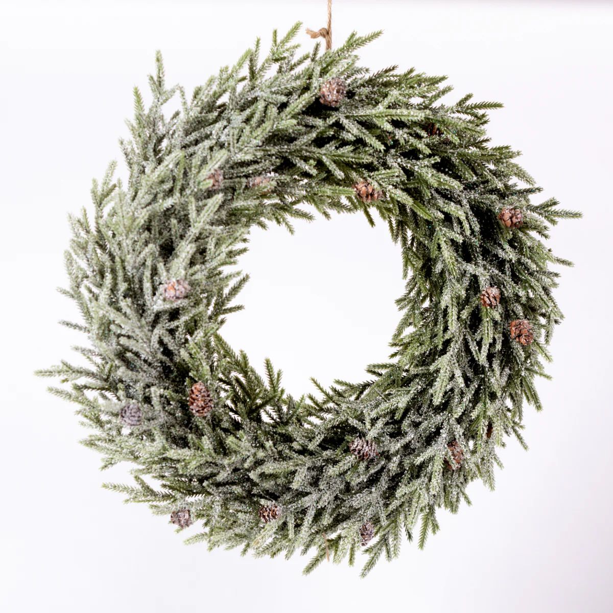 Frosted Evergreen Wreath | Stoffer Home