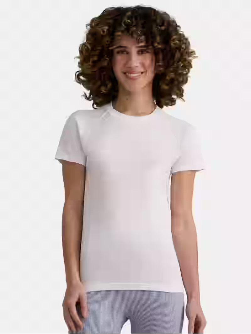 Avia Women’s Seamless Active Tee with Short Sleeves, Sizes XS-XXXL | Walmart (US)