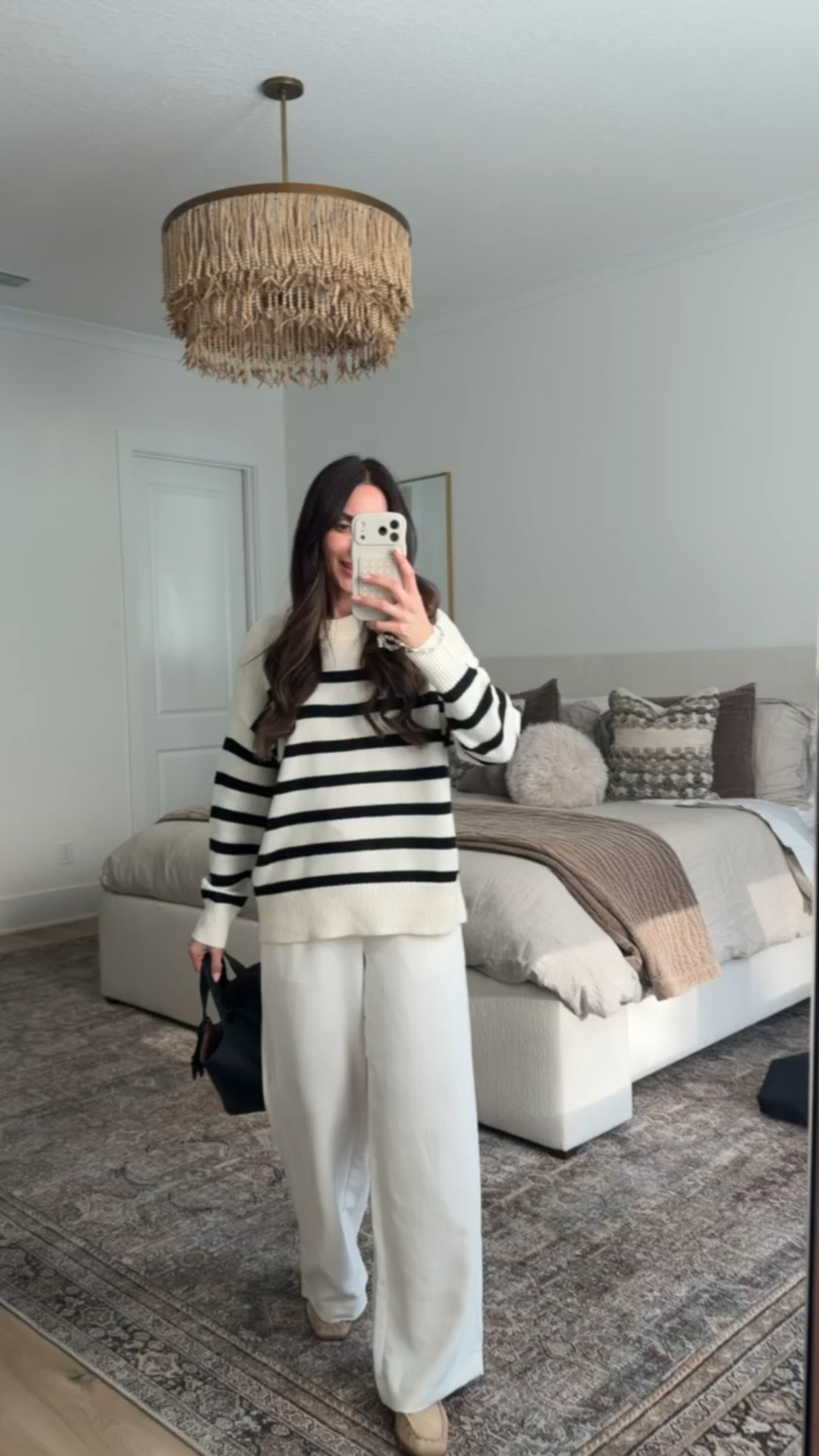 Target look for less, aritzia pants, striped oversized sweater, relaxed pants, relaxed chic outfit, annabrstyle

#LTKootd #LTKFindsUnder100 #LTKOver40