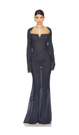 Marlie Dress in Blue | Revolve Clothing (Global)