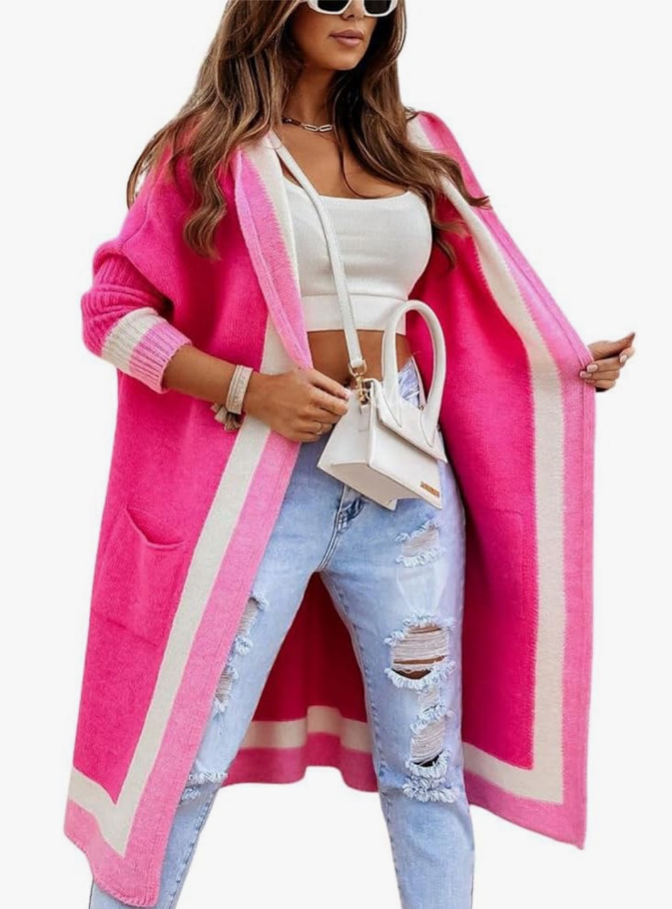 Cardigan. Sweater. Pink. Fall. 

#LTKFindsUnder50 #LTKFamily #LTKSeasonal