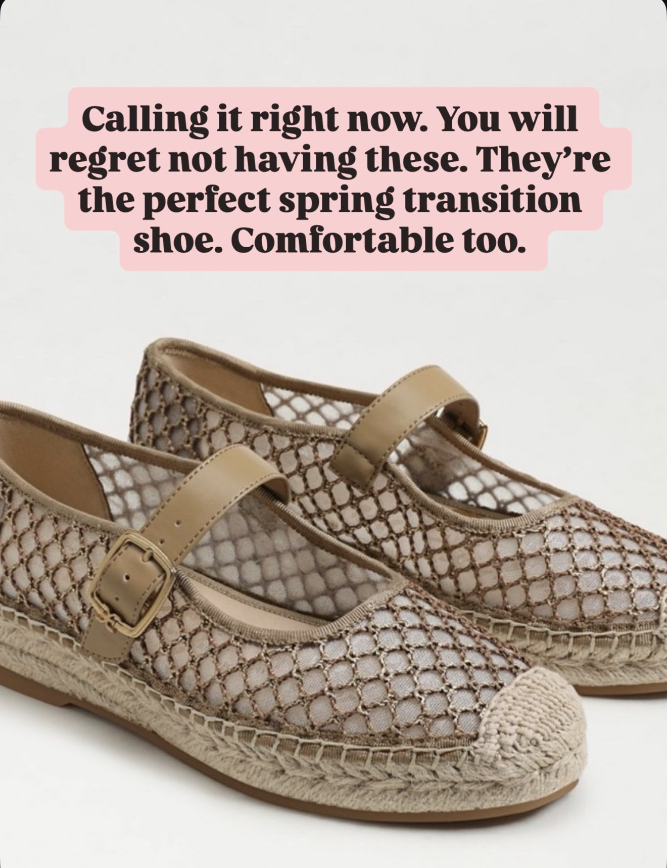 Comfortable the shoes you’ll reach for over and over. True to size. 

Spring shoes espadrilles 

#LTKOver40 #LTKSaleAlert #LTKPetite