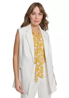 Tommy Hilfiger Women's Solid Vest with Back Belt | Belk