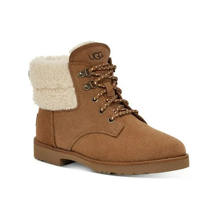 Ugg Womens Romely Heritage Lace Suede Water Repellent Winter & Snow Boots | Walmart (US)