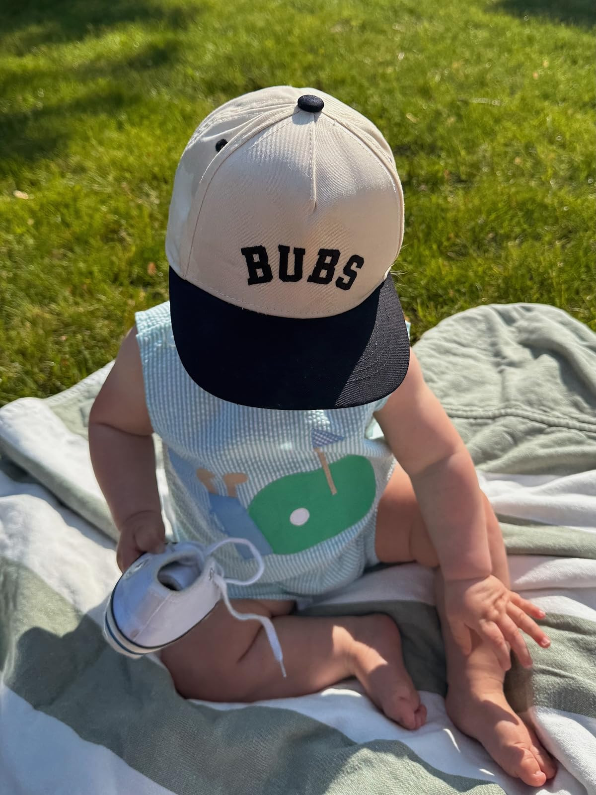 Baby golf outfit and sunscreen #founditonamazon #babymusthave #babyclothes | Amazon (US)