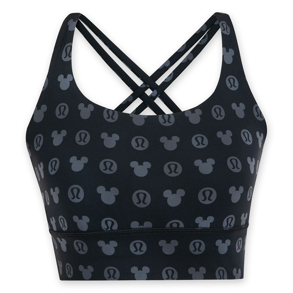 Mickey Mouse Icon Longline Bra by lululemon | Disney Store