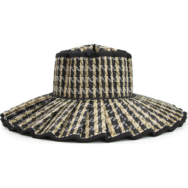 Lorna Murray | Women's Luxe Capri Hat, Roma, Maxi (Black, Size Small) | Maisonette | Maisonette