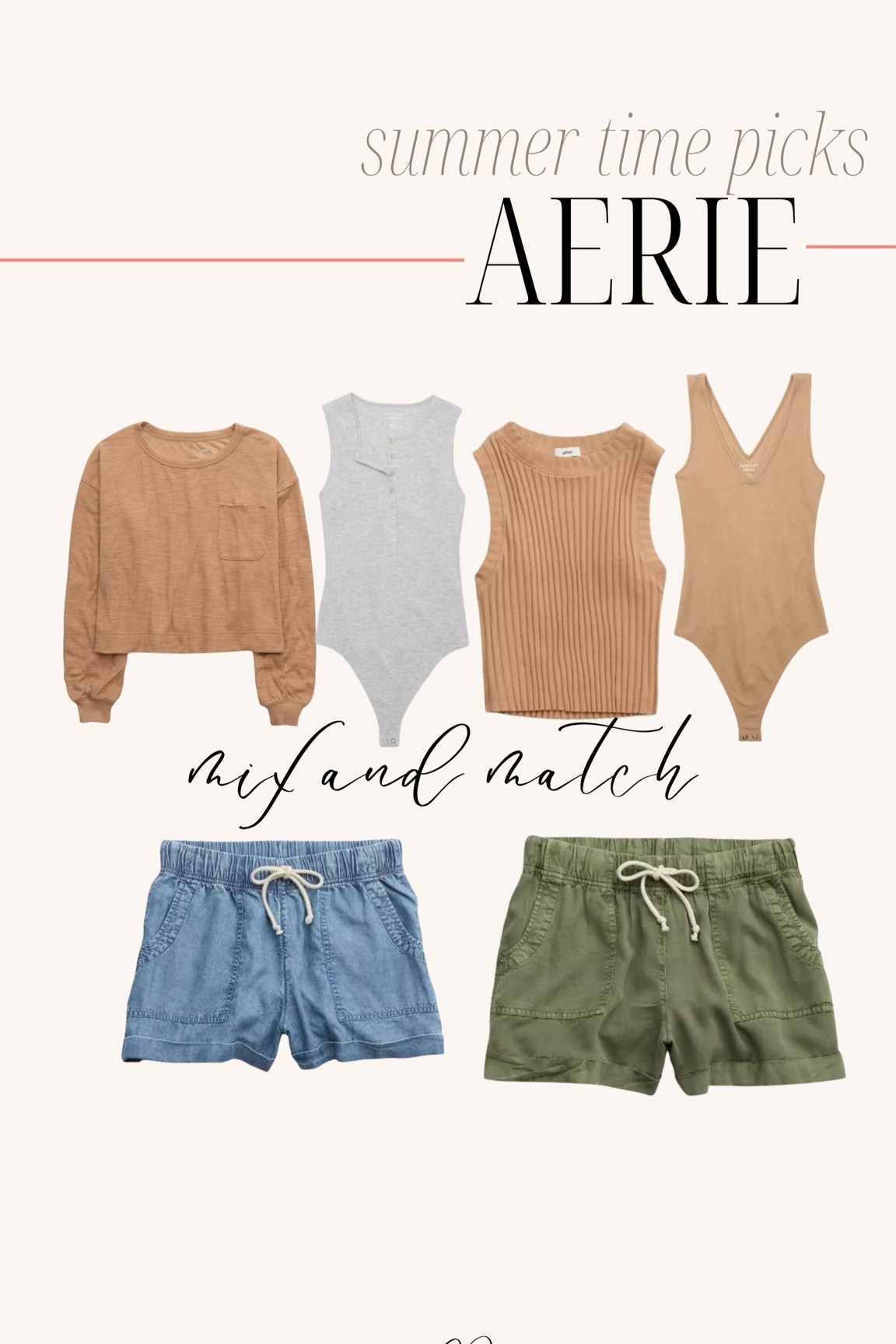 My Aerie picks! I love multi purpose pieces that can be worn with different accents! 