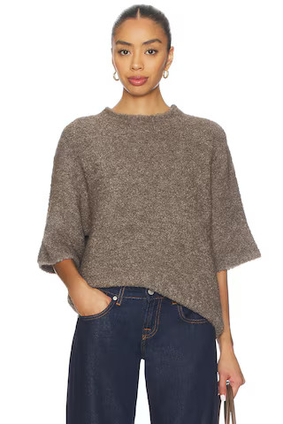 Zolly Top in Taupe Chine | Revolve Clothing (Global)