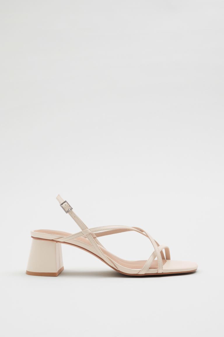 Strappy Leather Sandals | H&M (UK, MY, IN, SG, PH, TW, HK)