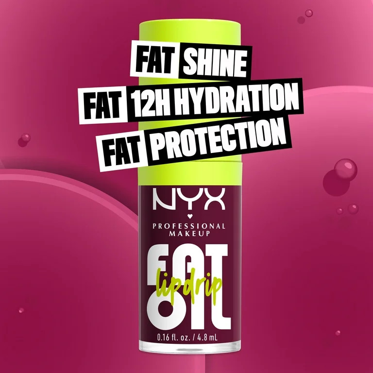 NYX Professional Makeup Fat Oil Lip Drip Hydrating Lip Gloss, That's Chic - Walmart.com | Walmart (US)