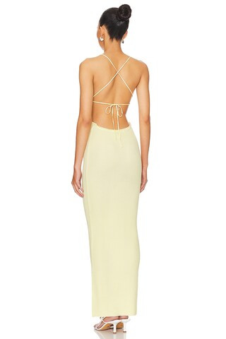 MORE TO COME Kacey Maxi Dress in Baby Yellow from Revolve.com | Revolve Clothing (Global)