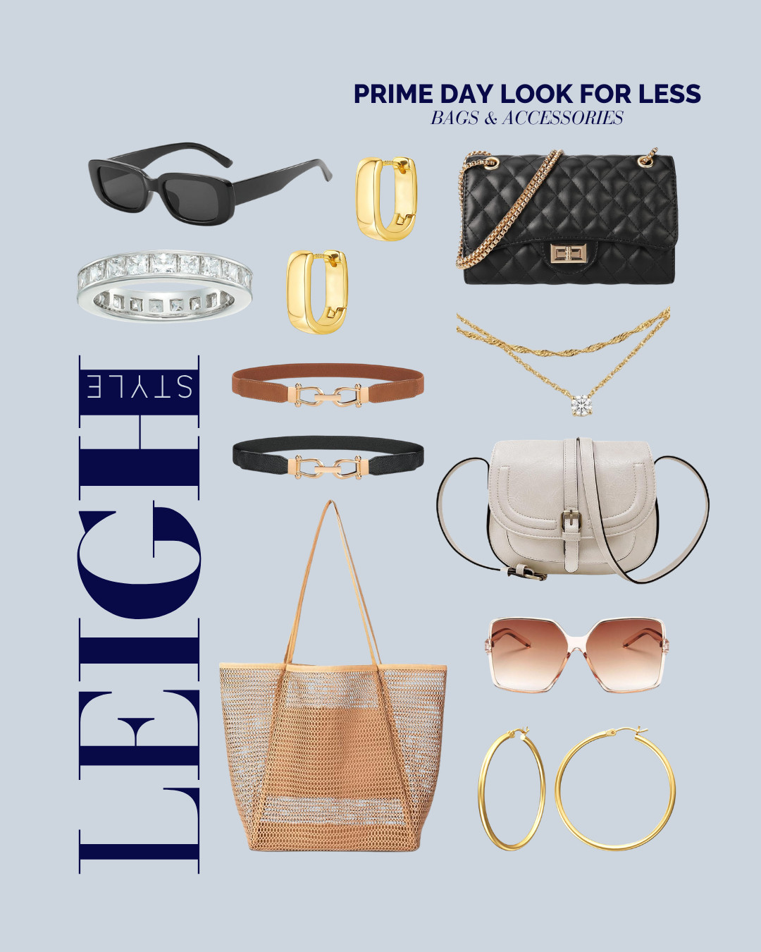 Get the look for less this Prime Day with these chic bags and accessories! 

#PrimeDayFashion #AmazonFinds #LookForLess #SummerAccessories #BagsAndAccessories #AffordableFashion 

 #LTKgrwm #LTKootd #LTKBeauty