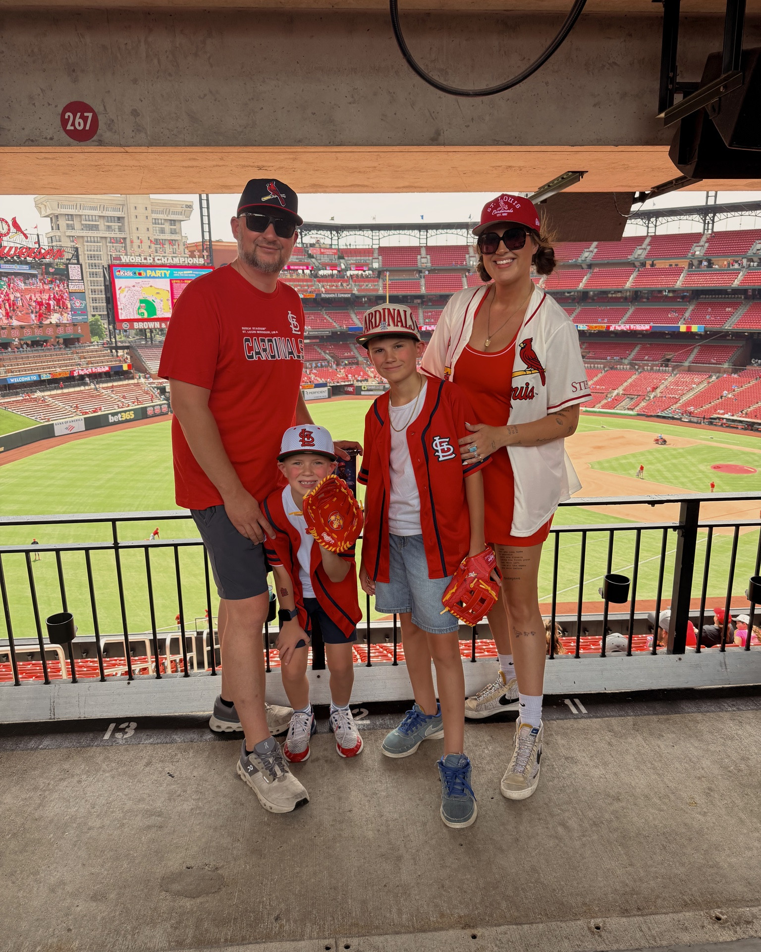 Take us out to the ball game ⚾️
(& remind me to pack a fan & a cool towel next time if it’s gonna be 88 degrees 🥵) 

Brett’s grandpa loved the Cards, so it was a sentimental & also new experience for us as a family, to go enjoy a game together ! We had a BLAST! The boys got really nice gloves free for kids day, we got to color chalk, take fun pictures, create little pennants, Brewer won a cool Star Wars bobble head of Jordan Walker , & Beckett won 2 free game tickets so sounds like more ball games are in our future!! 

This athletic dress did a GREAT job of hiding the obscene amount of sweat that was going on 😳🙈 AND it has built in shorts with the cut out in the back so you can use the restroom without having to do the whole naked in the stall thing we all hate about rompers and these types of dresses 🤣
PLUS it comes in 3 other colors and sizes XS - 4X 🙌🏼

#LTKMidsize #LTKootd #LTKTall