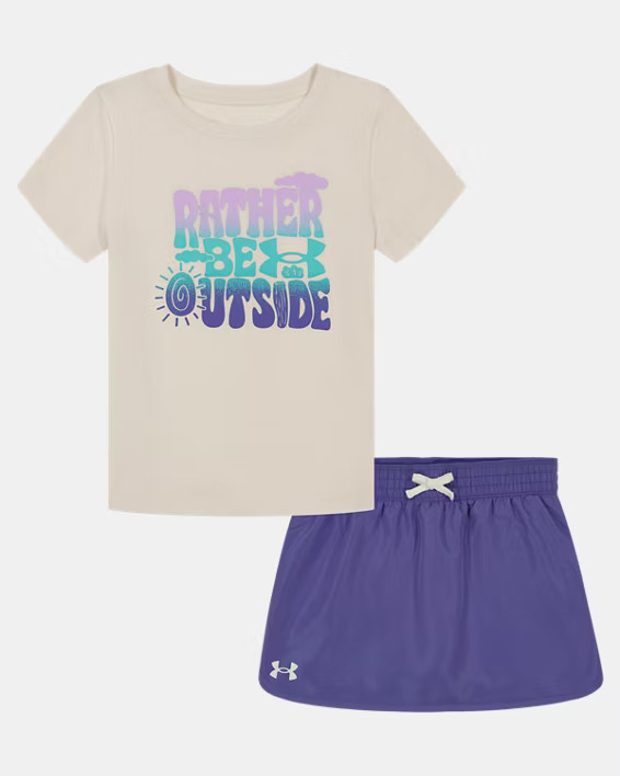 Toddler Girls' UA Be Outside Skort Set | Under Armour | Under Armour (US)