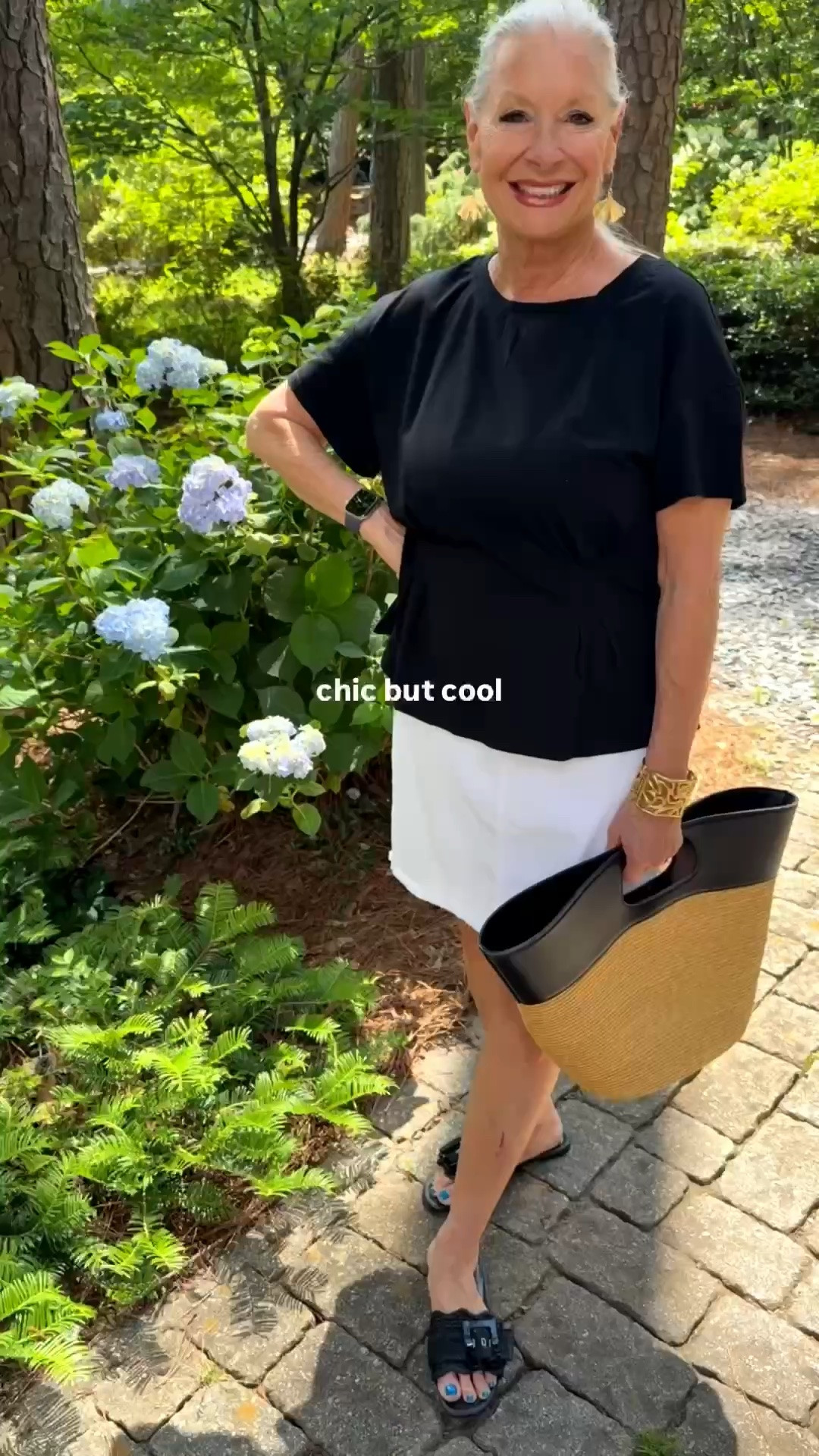 You can never go wrong with black and white 🤍🖤
There’s something so effortlessly chic about pairing black tops with crisp white bottoms in the summer. It’s timeless, polished, and always feels sophisticated no matter the occasion.

A simple black top instantly elevates white pants, denim, or shorts, creating that perfect balance of classic and modern style. Easy to wear, easy to style, and always elegant.

Some combinations truly never go out of fashion. ✨