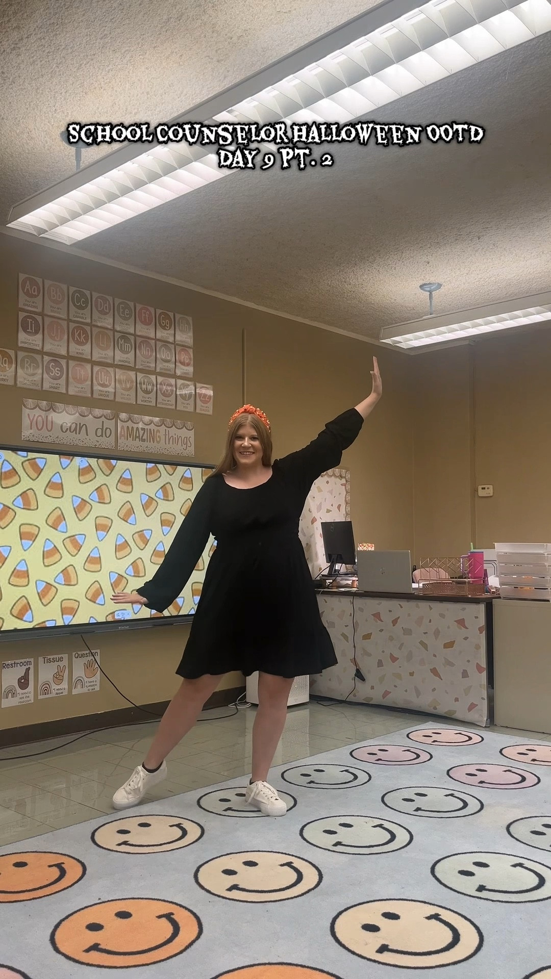 Who says you can’t mix professional and Halloween spirit? ☺️🧡🖤

#LTKSeasonal #LTKMidsize #LTKStyleTip
