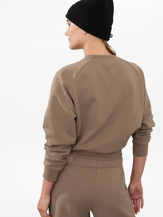 Power of She Embroidered Crew Sweatshirt | Athleta