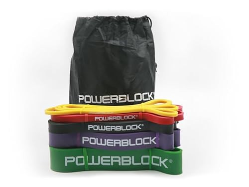 PowerBlock 41” Resistance Bands, 5 Pack – Resistance Bands for Working Out, Resistance Training, Workout Equipment, Home Gym Equipment, Exercise Bands | Amazon (US)