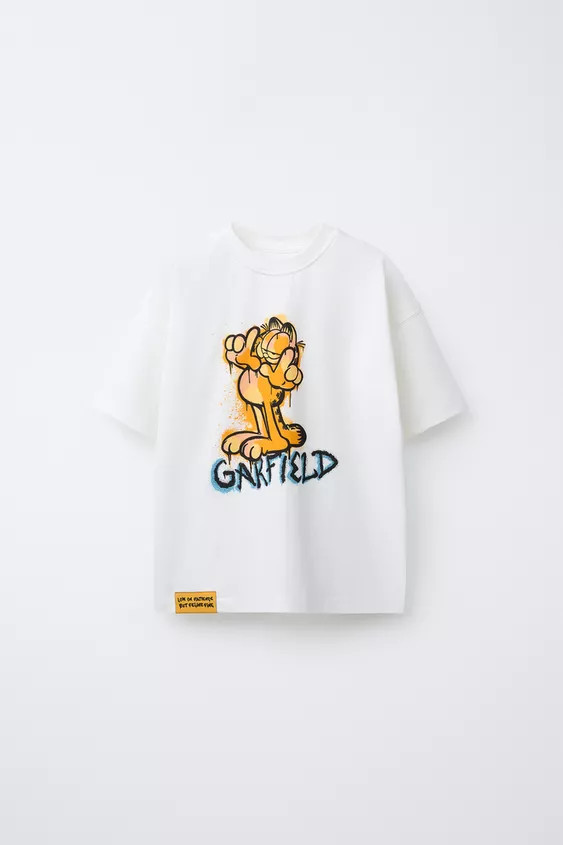 GRAFFITI GARFIELD © PAWS INC T-SHIRT | Zara US