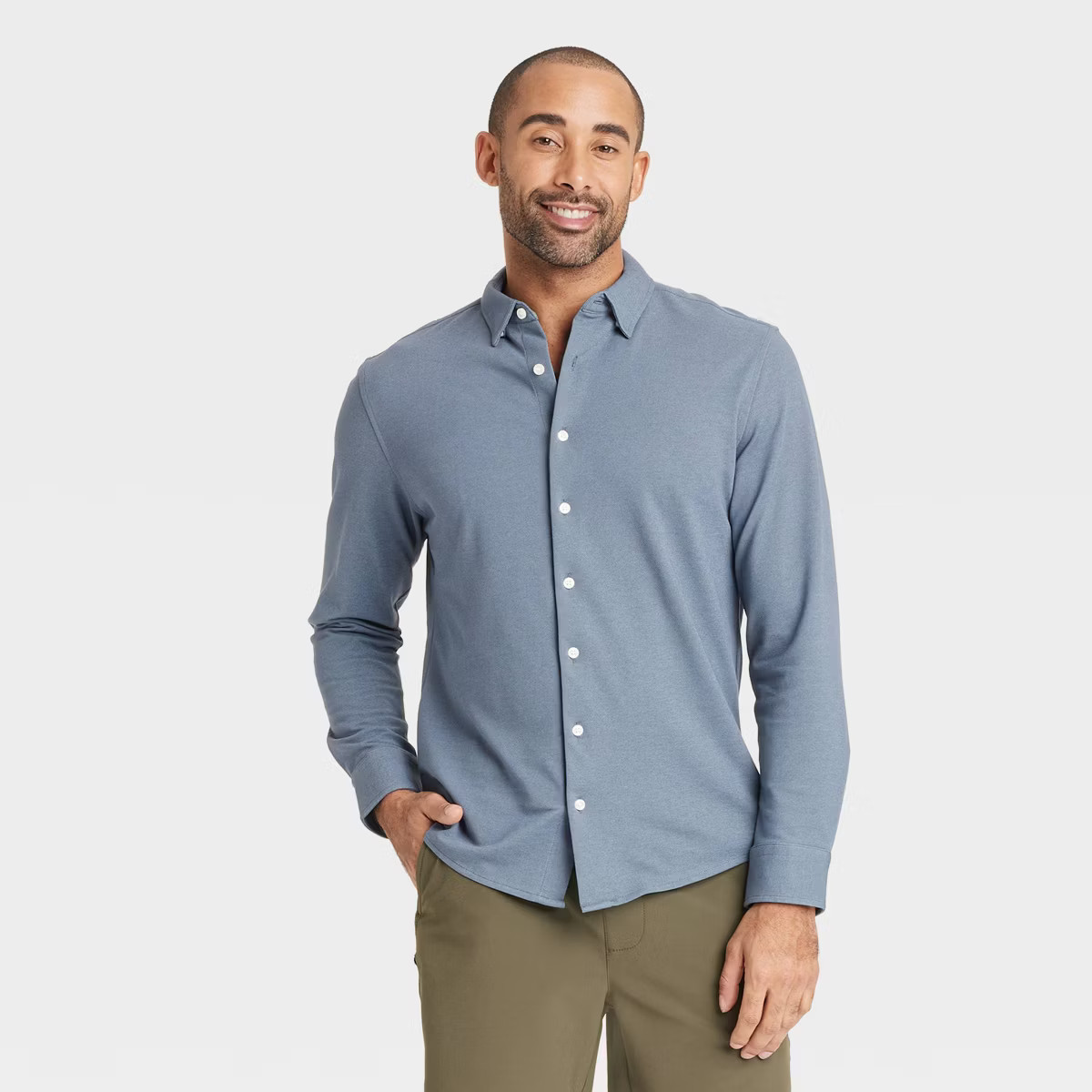 Men's Long Sleeve Casual Dress Shirt - Goodfellow & Co™ | Target
