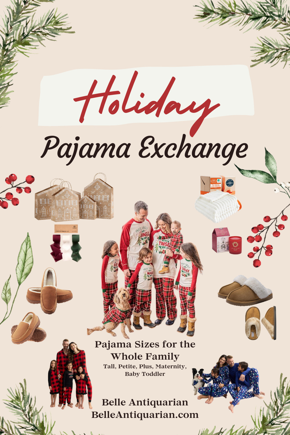 Start a new Holiday Pajama Exchange tradition with matching sets for the whole family—tall, petite, plus, maternity, and baby sizes included. Kick off the season early with cozy pajamas, slippers, and small comforts that make everyone feel part of the fun. It’s an easy, heartfelt way to keep the holiday magic alive year after year.

holiday pajama exchange, matching Christmas pajamas, family holiday traditions, cozy Christmas ideas 

 #LTKGiftGuide #LTKHoliday #LTKParties