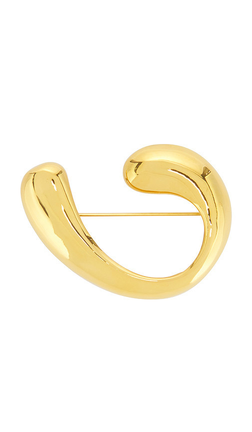 Heaven Mayhem Twist Skinny Brooch in Metallic Gold. | Revolve Clothing (Global)