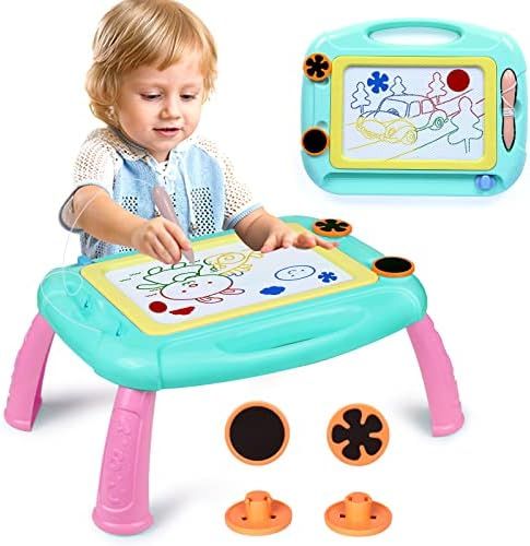 FLY2SKY Toddler Toys for 1-2 Year Old Boys Gifts Magnetic Drawing Board, Magna Erasable Doodle Bo... | Amazon (US)