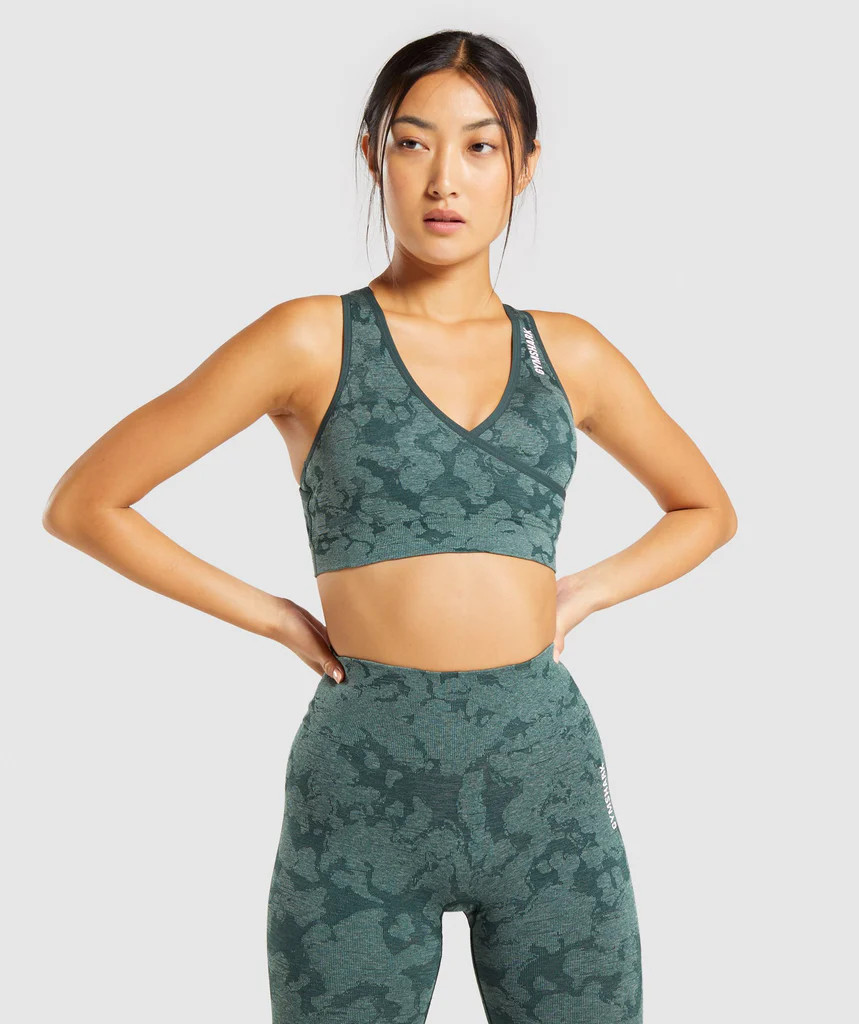 adapt camo seamless sports bra | Gymshark (Global)