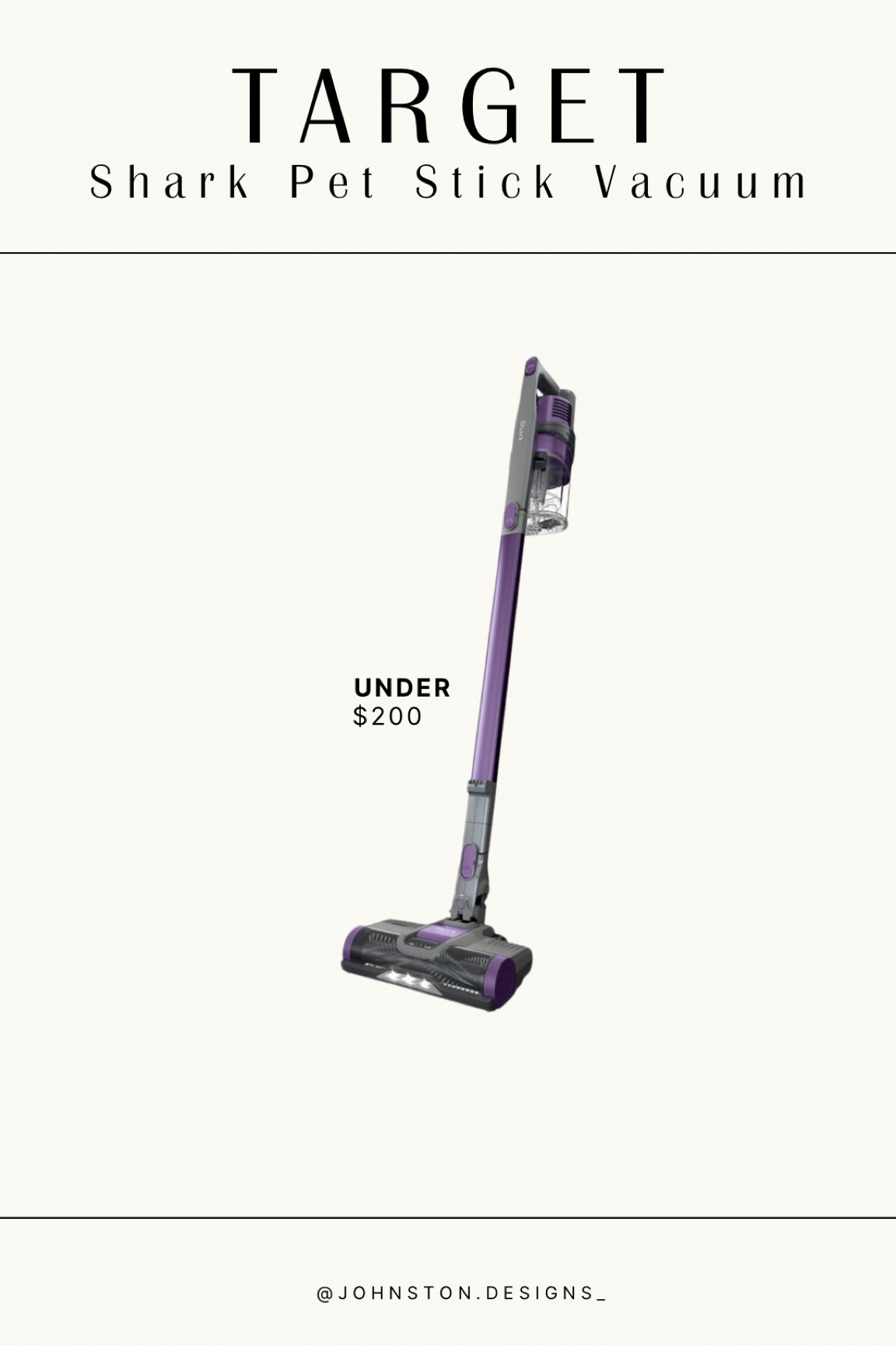 Target Deal Days 
Shark Pet Stick Vacuum 

#LTKSaleAlert #LTKHome