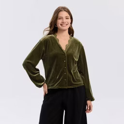 Women's Lace Cardigan - Universal Thread™ Forest Green | Target