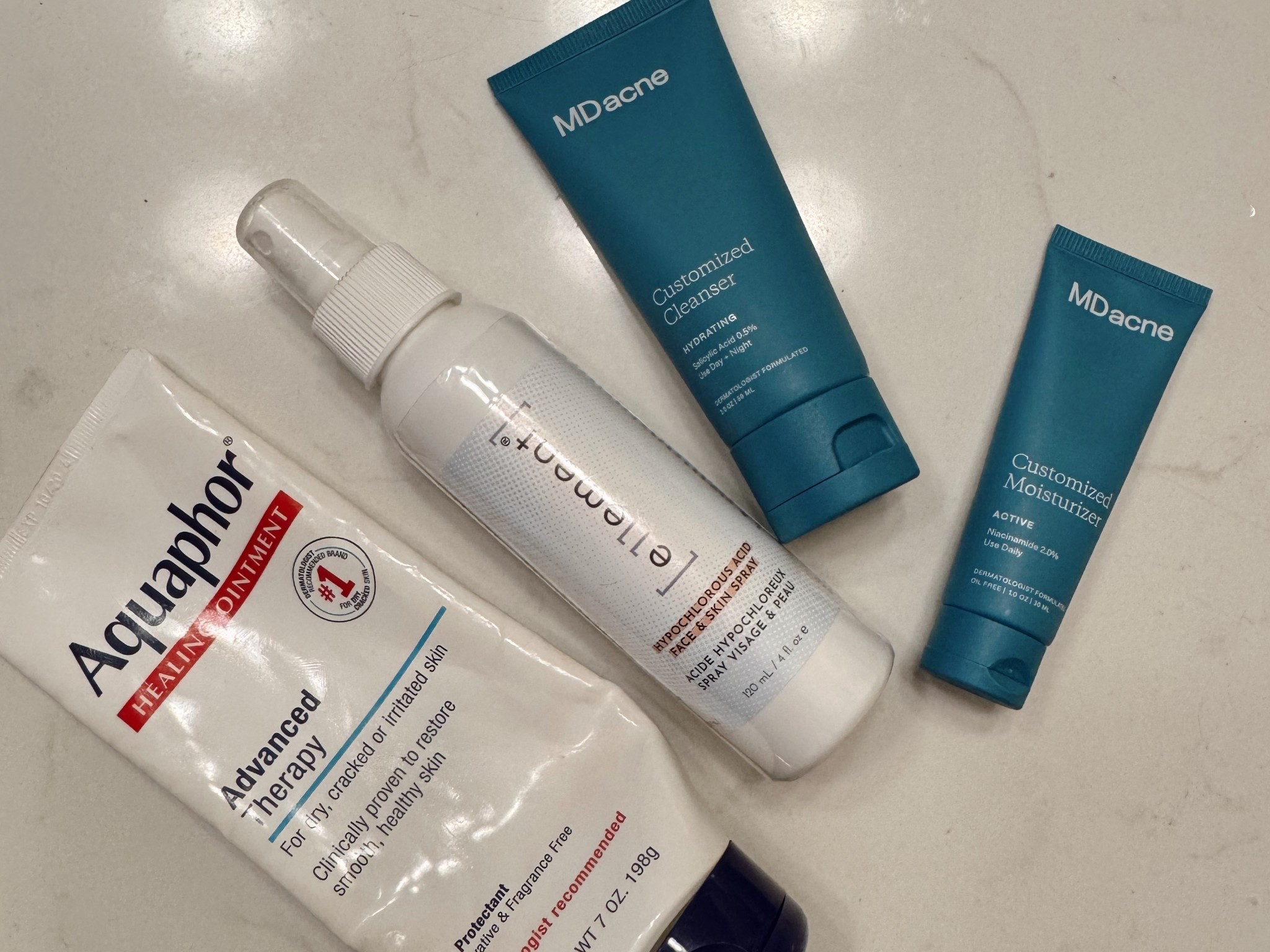 My simple skincare before my nurses day off massage ! #medacne #aquaphor #hypochlorousacid

#LTKBeauty