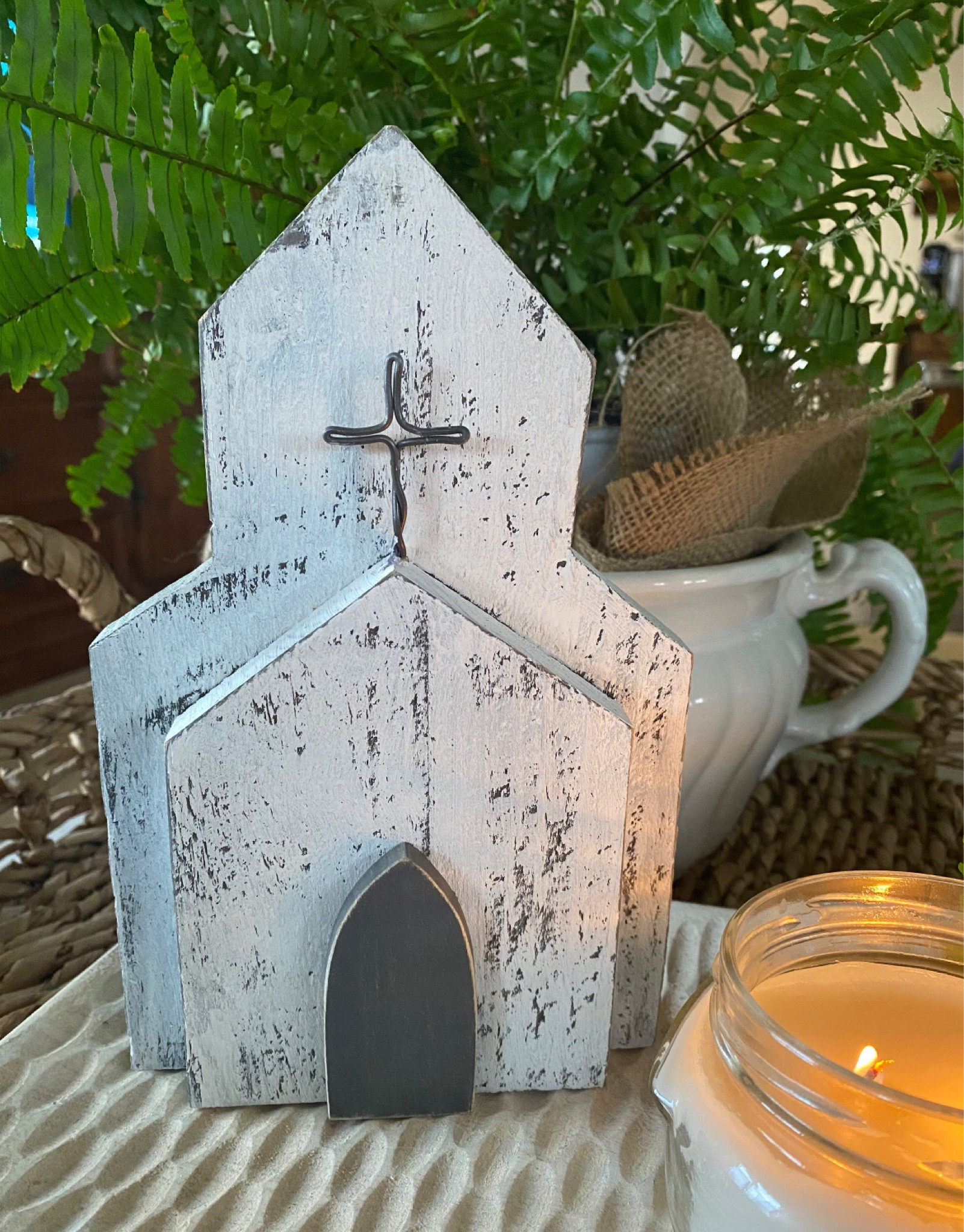 Love this sweet church for everyday decor

#LTKSeasonal #LTKhome #LTKfindsunder50