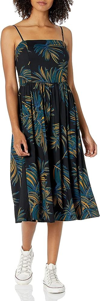 Amazon Brand - Goodthreads Women's Georgette Smock-Back Cami Midi Dress | Amazon (US)