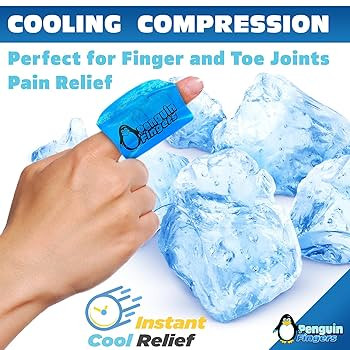 Finger Ice Pack, Finger and Toe Cold Gel Reusable Cryotherapy Compression Sleeve for Injuries, Ar... | Amazon (US)