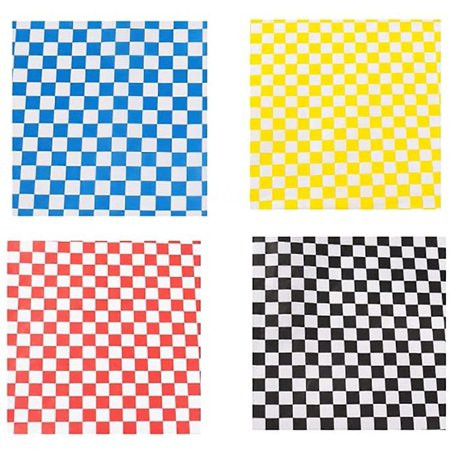 Kreigaven 400 Sheets Checked Deli Basket Liner Checked Food Wrapping Cooking Papers Grease-Resistant | Walmart (US)