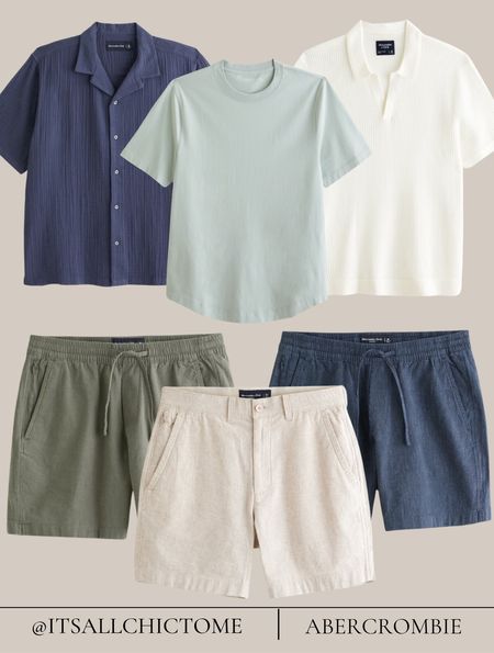 Abercrombie men’s haul- 15% off today! Got these for Mr. Chic for our upcoming Napa trip 

#LTKSaleAlert #LTKMens