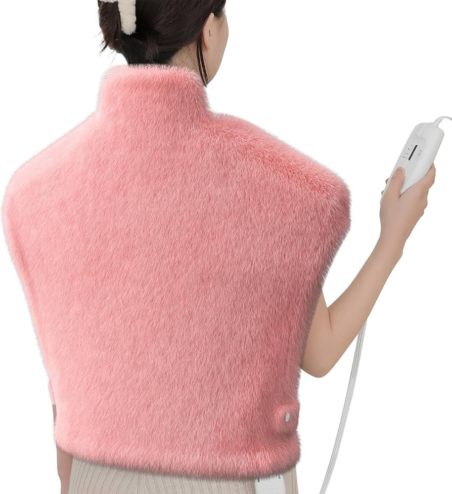 Boncare® Weighted Heating Pad XXL Size for Neck/Shoulders/Back Pain Relief with 4 Temperature Se... | Amazon (US)