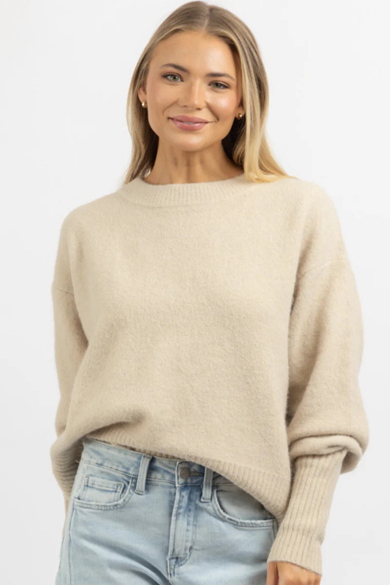 CLARA OATMEAL SWEATER | L'ABEYE