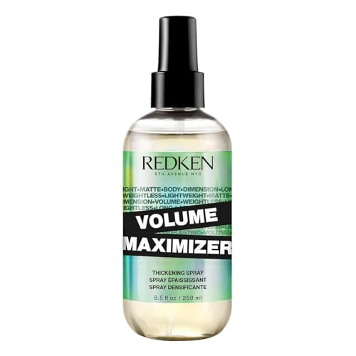 Redken Volume Maximizer Thickening Spray – Weightless Volumizing Spray For All Hair Types, Adds Flexible Volume and Body, For Thicker-Looking Hair | Amazon (US)