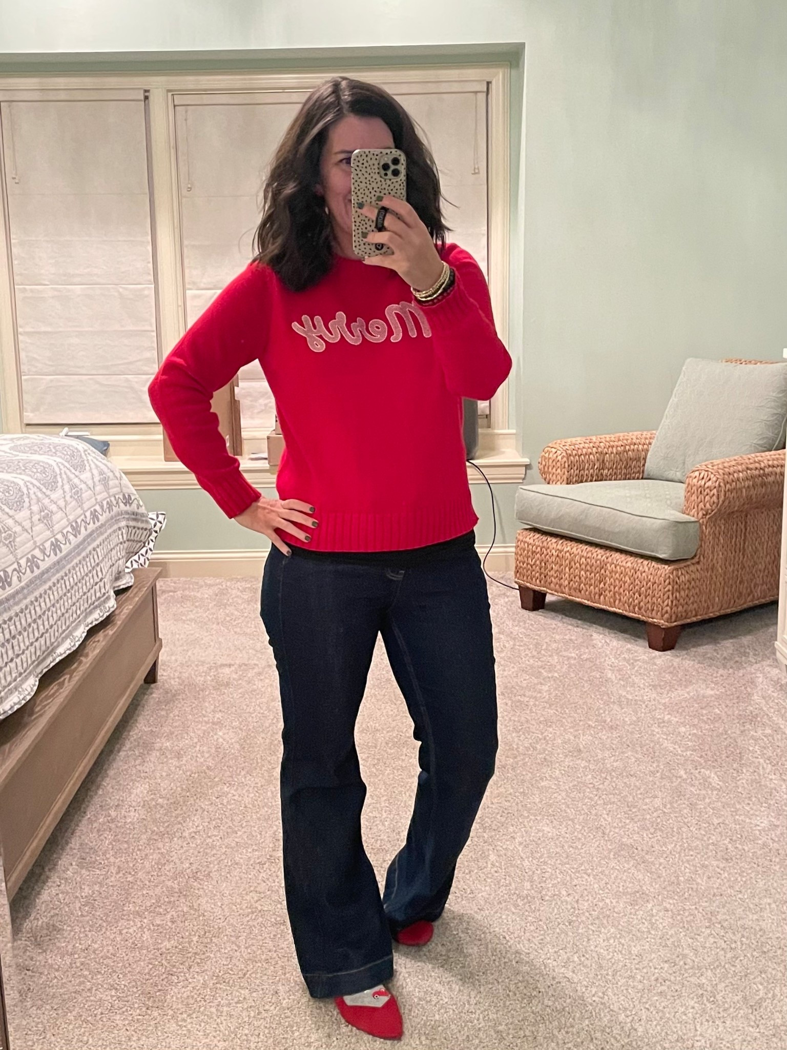 Favorite Christmas sweater 

Sweater: tts
Pants: tts 
Shoes: size up half 

#LTKWorkwear #LTKHoliday #LTKOver40