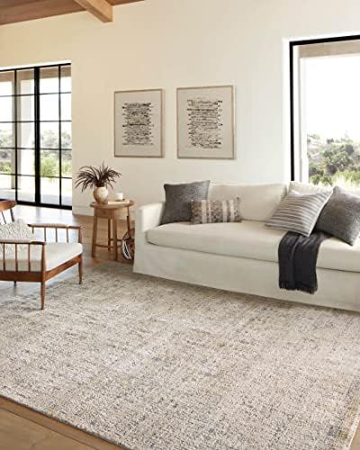 Amber Lewis x Loloi Alie Collection ALE-02 Sand / Sky, Traditional 7'-10" x 10' Area Rug | Amazon (US)