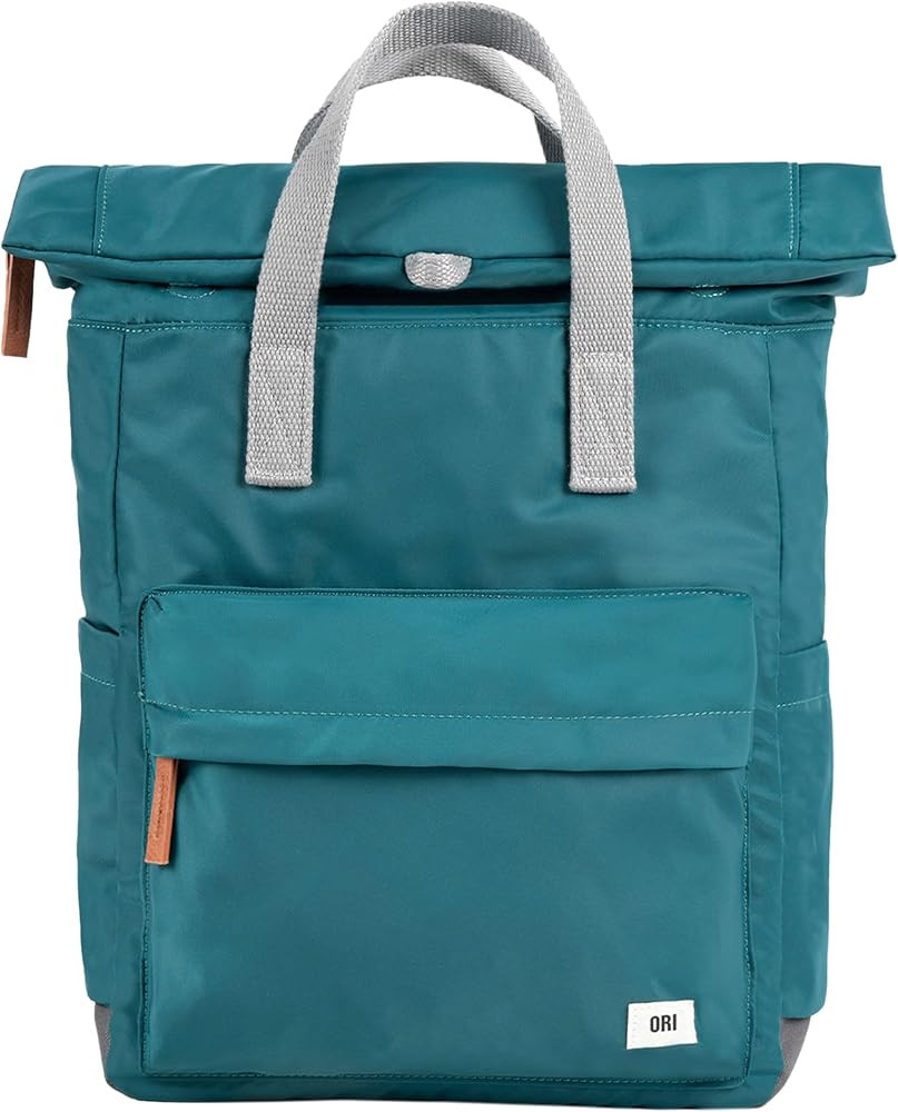 ORI LONDON Rolltop Backpack for Men & Women - Medium Nylon Travel Backpack with Multiple Pockets ... | Amazon (US)