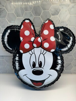 LOUNGEFLY Disney Minnie Mouse Balloon Die Cut Leather Convertible Backpack Macys | eBay US